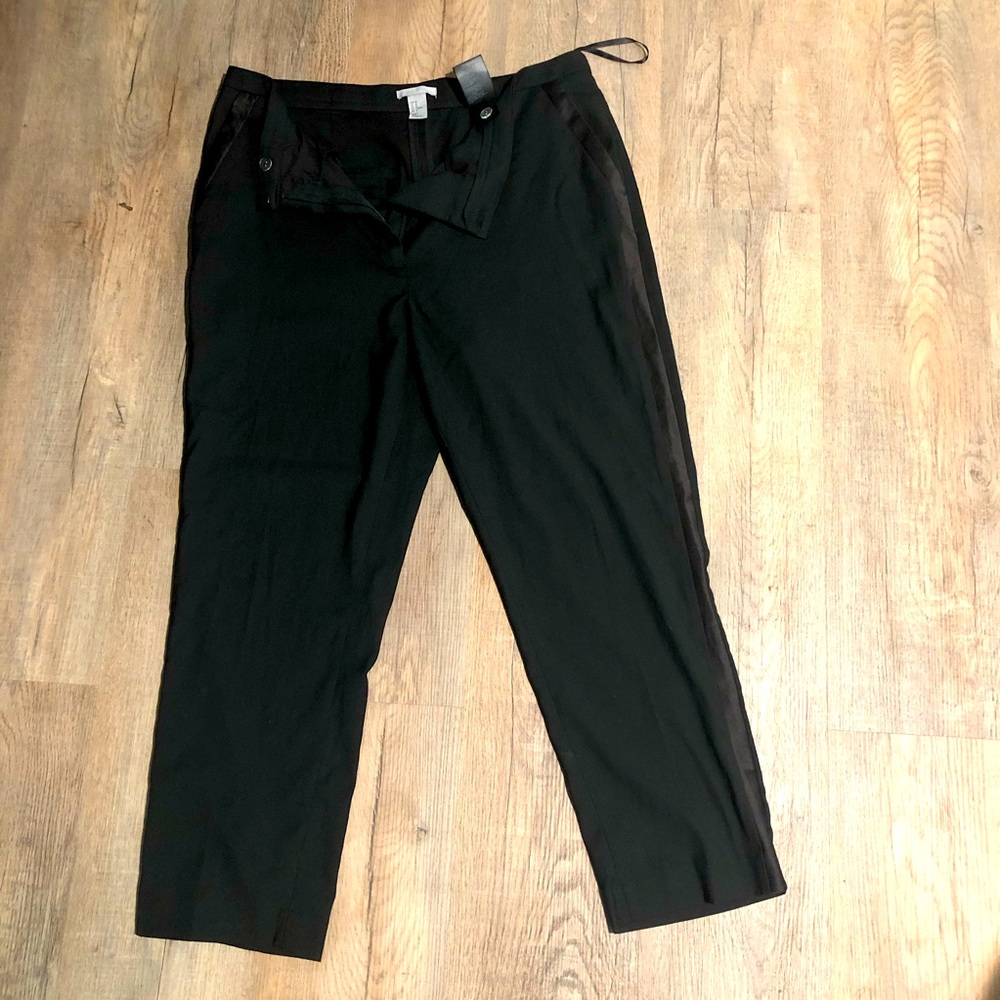 Black business casual work pants from H&M